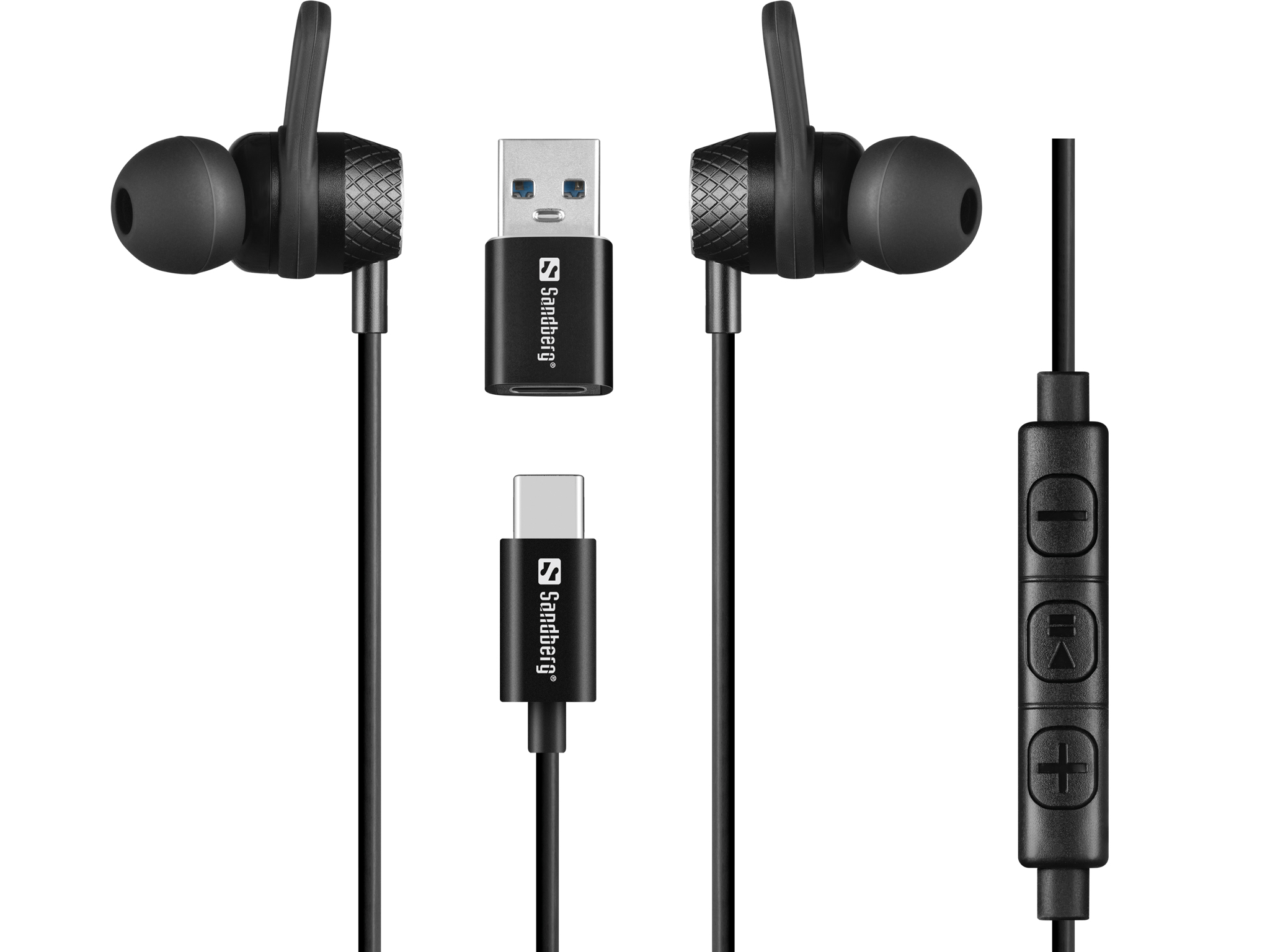 Sanberg Earbuds Kabel Mikrofon