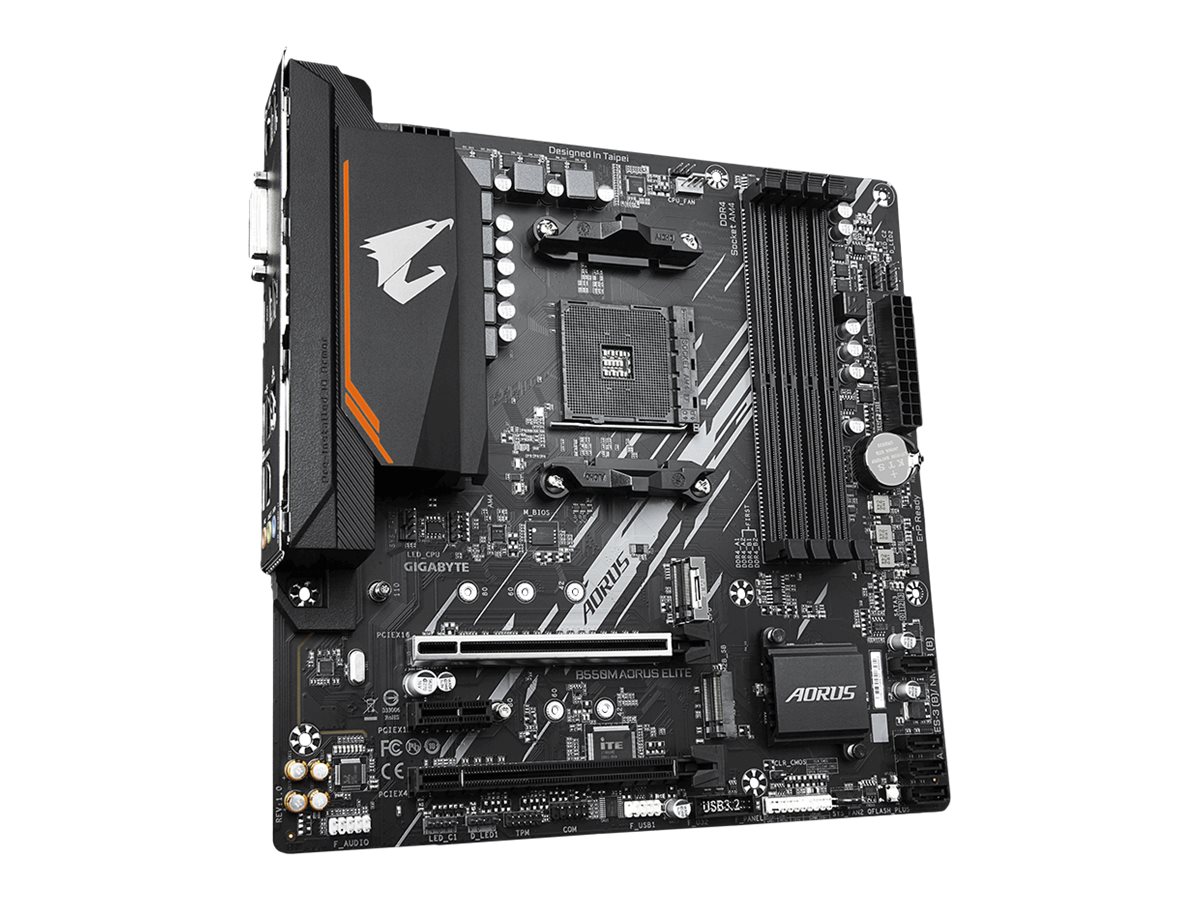GIGABYTE B550M AORUS ELITE AM4 DDR4 2xM2 4xSATA HDMI DVI mATX MB