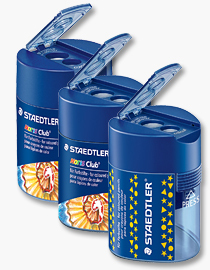 STAEDTLER Dosenspitzer doppelt NORIS Club 512 F dreieckig blau STAEDTLER Dosenspitzer doppelt NORIS Club 512 F dreieckig blau