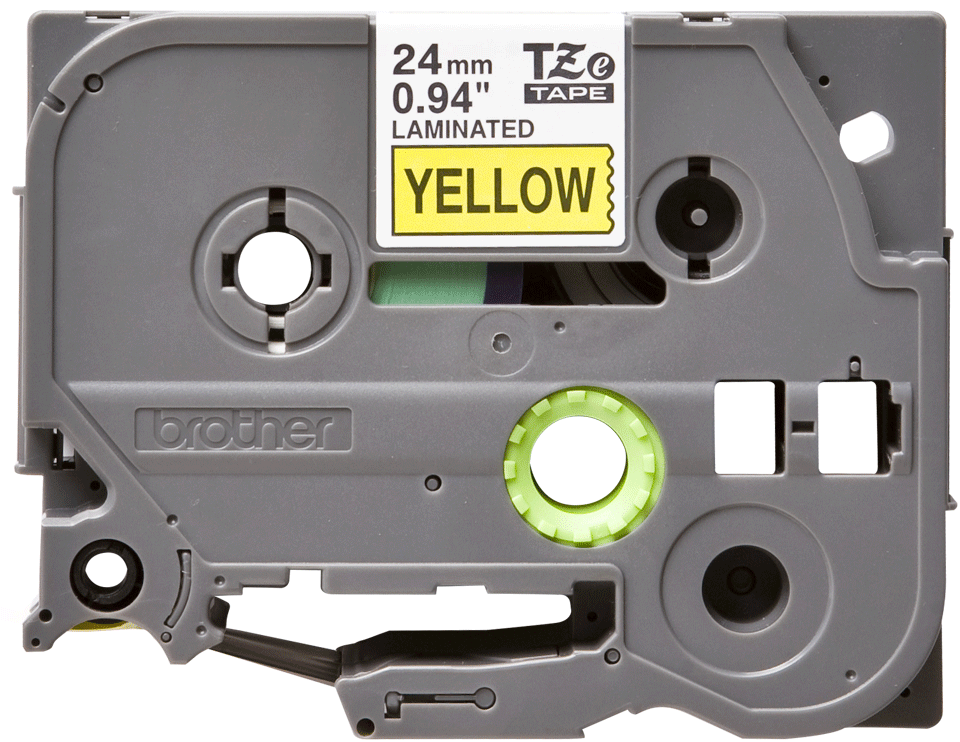 TZE651 BROTHER PT Schriftband 24mm gelb