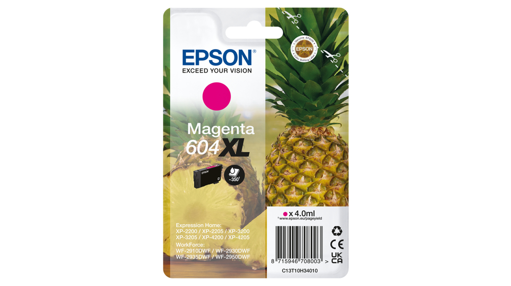 C13T10H34010 EPSON Nr604XL XPWF Tinte