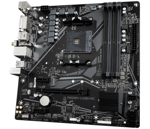 GIGABYTE A520M DS3H AC AM4 1xHDMI 1xDP