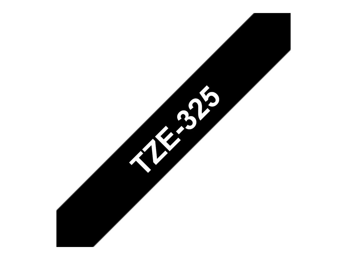 TZE325 BROTHER PTOUCH 9mm SCHW-WEISS