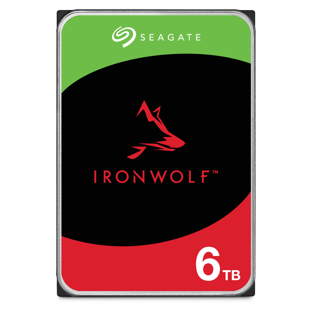 SEAGATE NAS HDD 6TB IronWolf 5400rpm 6Gbs SATA 256MB cache 889cm 3,5Zoll P