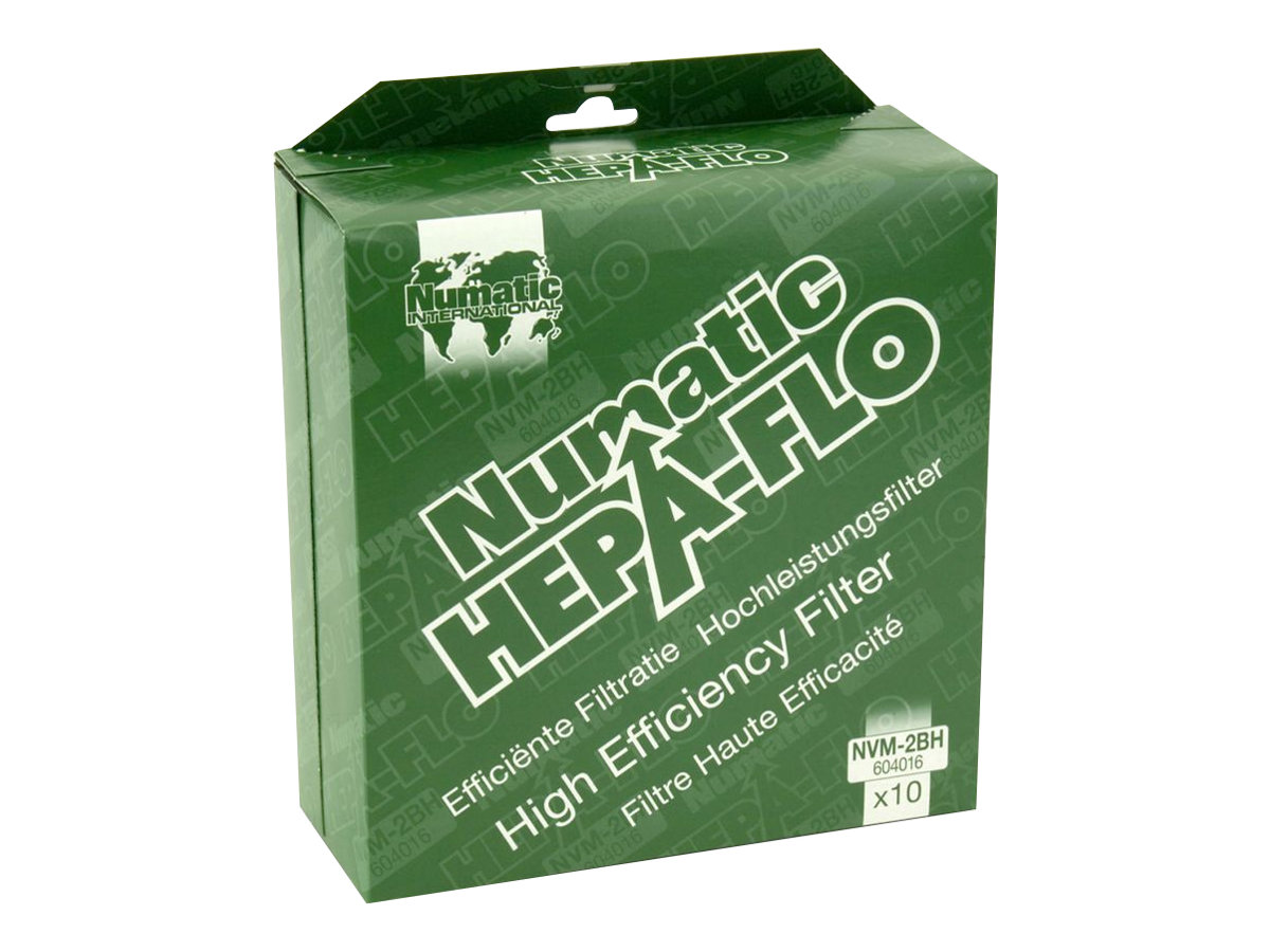 10 Numatic HEPA-FLO NVM-2BH Staubsaugerbeutel