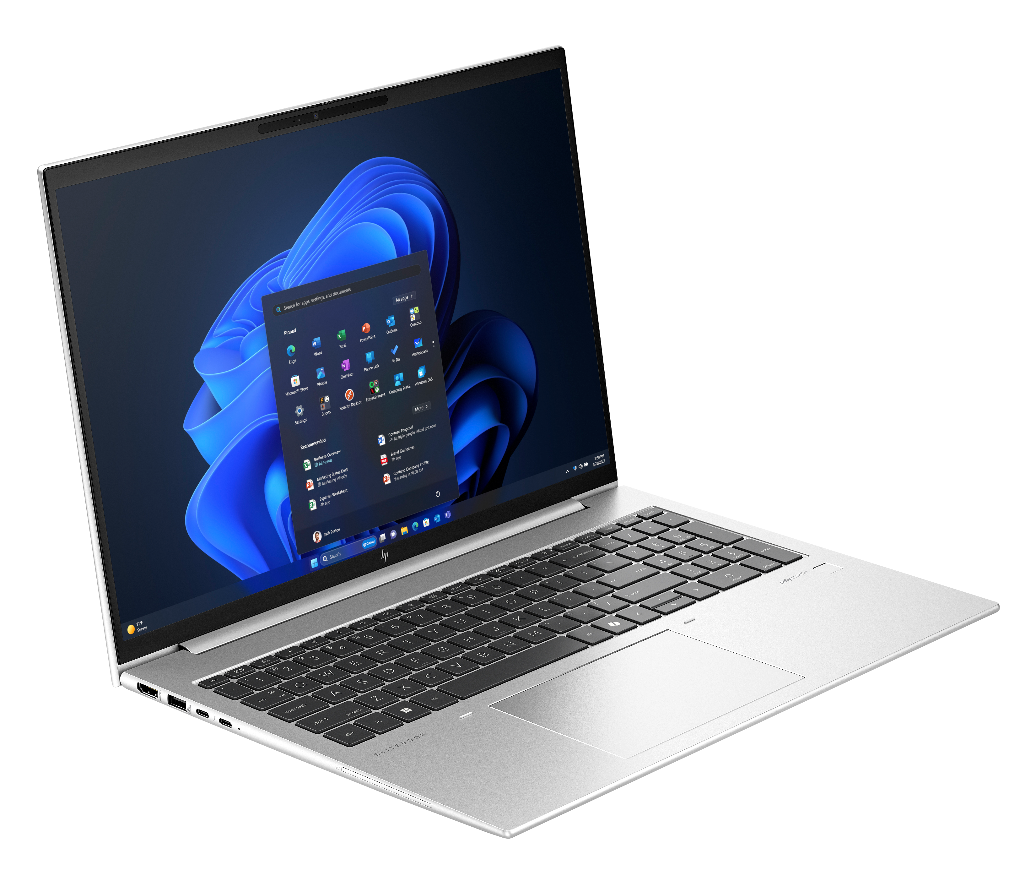 HP EliteBook 865 G11 AMD Ryzen 5 8540U 40,64cm 16Zoll WUXGA 16GB 512GBSSD W11P 3J War DE