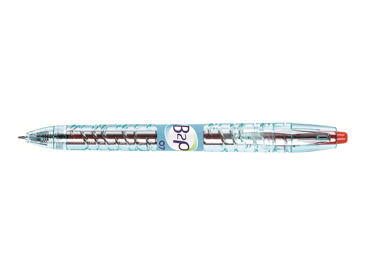 PILOT B2P „Bottle 2 Pen“ GEL Gelschreiber transparent/blau 0,7 mm, Schreibfarbe: rot, 1 St. PILOT B2P „Bottle 2 Pen“ GEL Gelschreiber transparent/blau 0,7 mm, Schreibfarbe: rot, 1 St.
