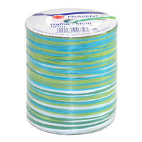 PRaeSENT Geschenkband Raffia matt blau/gruen/weiss 3,0 mm x 50,0 m PRaeSENT Geschenkband Raffia matt blau/gruen/weiss 3,0 mm x 50,0 m