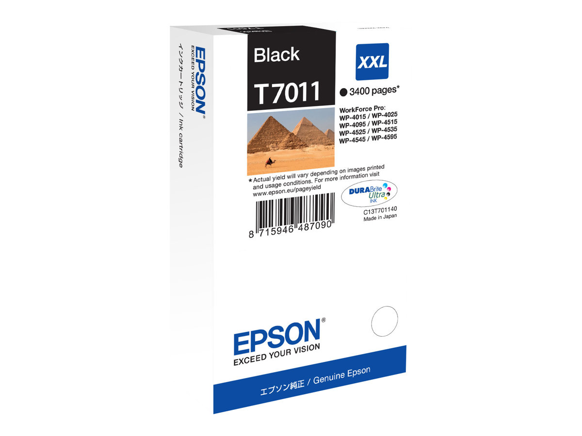 EPSON 1LB WP4000/4500 ink cartridge black extra high capacity 3.400 pages 1-pack blister without alarm EPSON 1LB WP4000/4500 ink cartridge black extra high capacity 3.400 pages 1-pack blister without alarm