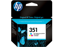 HP 351 original Ink cartridge CB337EE UUS tri-colour low capacity 3.5ml 170 pages 1-pack HP 351 original Ink cartridge CB337EE UUS tri-colour low capacity 3.5ml 170 pages 1-pack