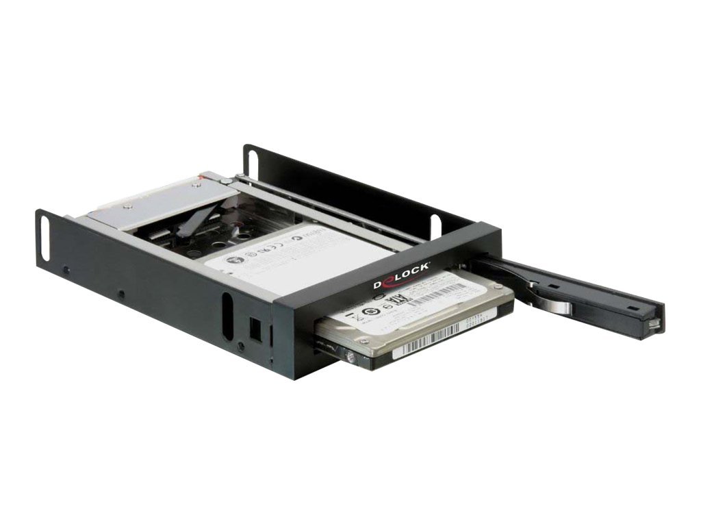 DELOCK Wechselrahmen 1x 2,5 SATA HDD in 3,5 Schacht sw