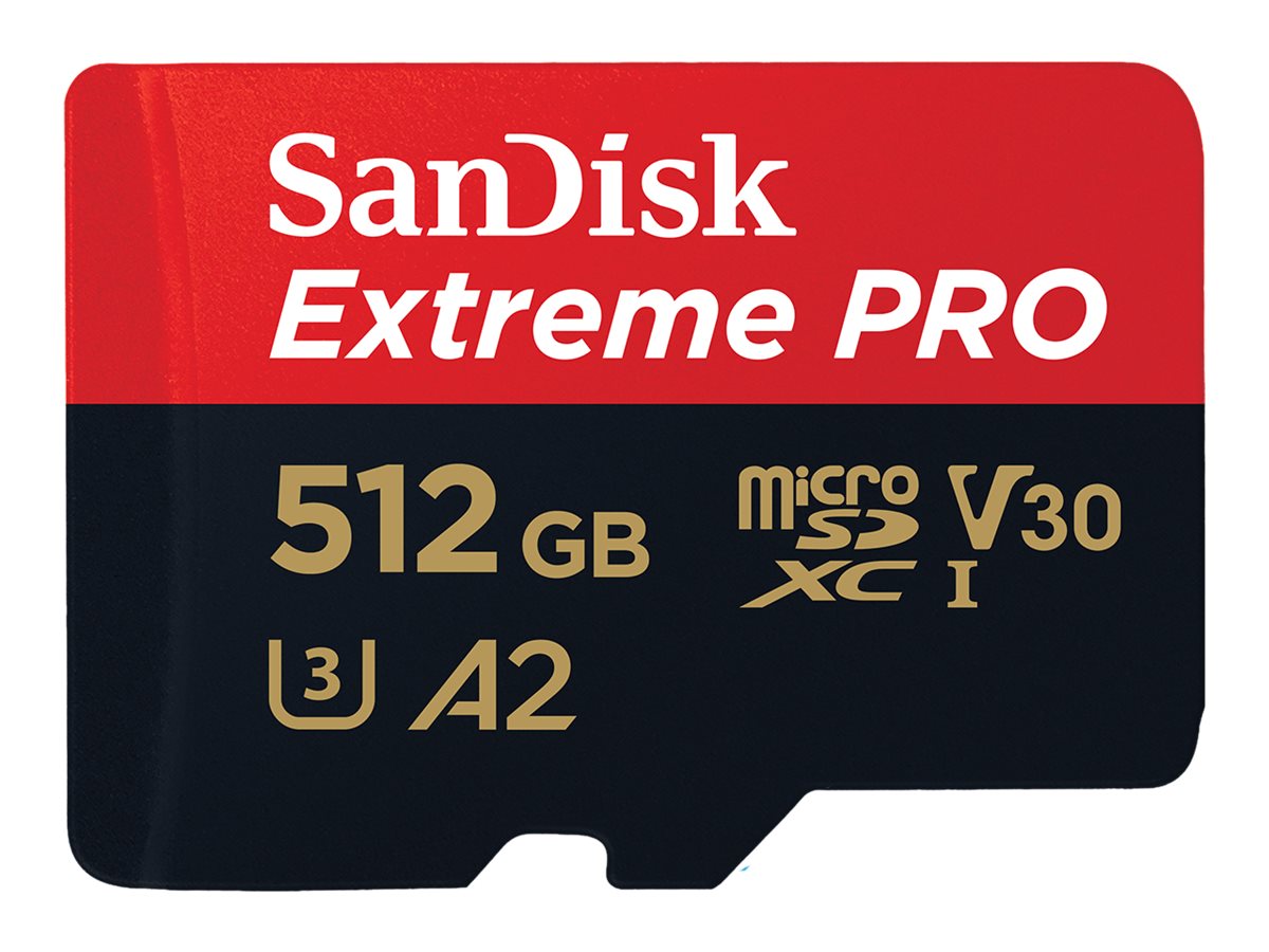 SanDisk Speicherkarte microSDXC-Card Extrem PRO 512 GB