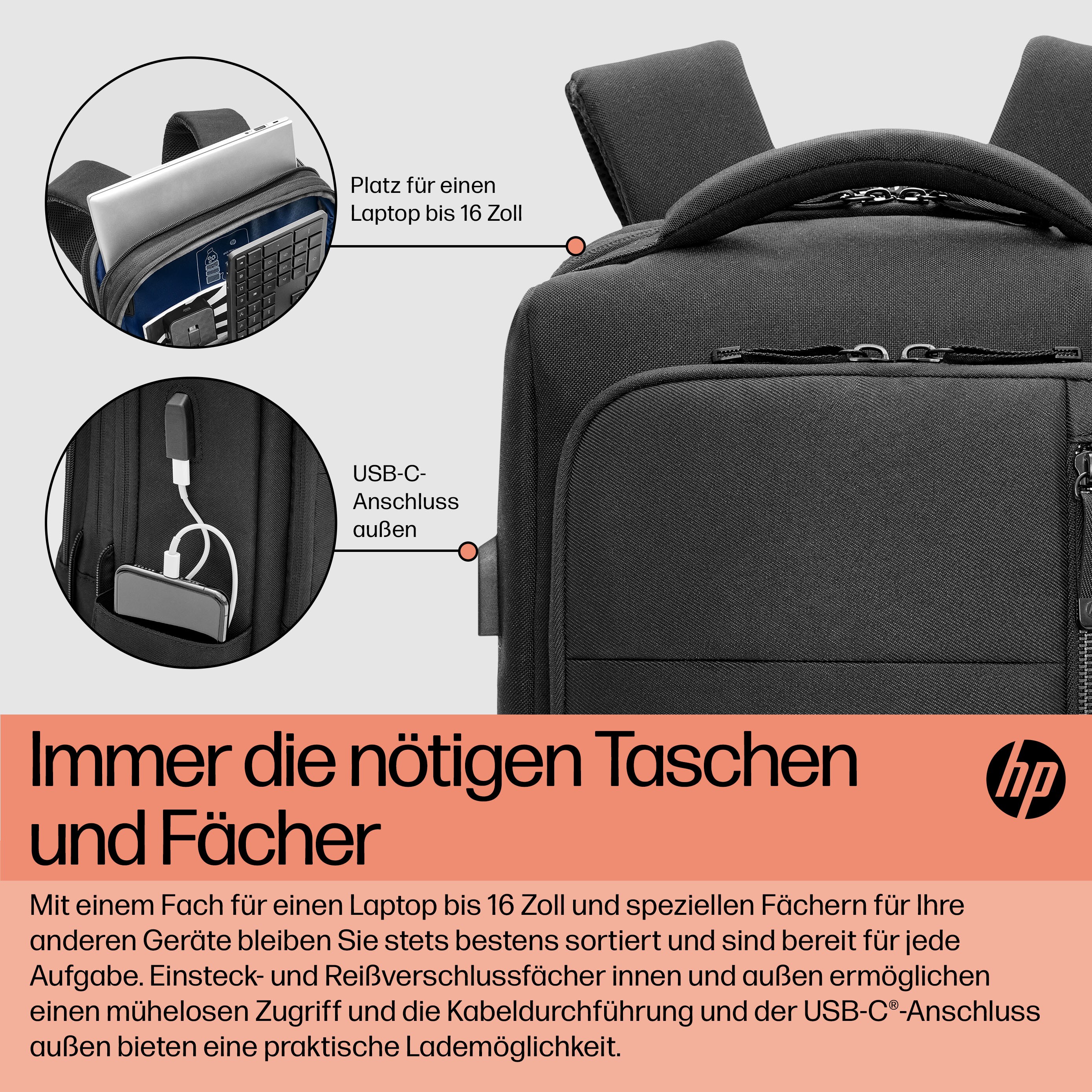 6B8Y1AA HP Renew Executive Rucksack