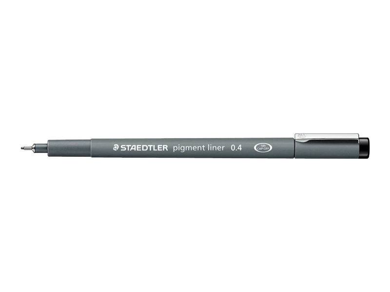 STAEDTLER pigment liner 308 Fineliner schwarz 0,4 mm, 1 St. STAEDTLER pigment liner 308 Fineliner schwarz 0,4 mm, 1 St.