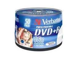 DVD+R Verbatim 4,7GB 50pcs Pack 16x Spindel azo wide prin retail