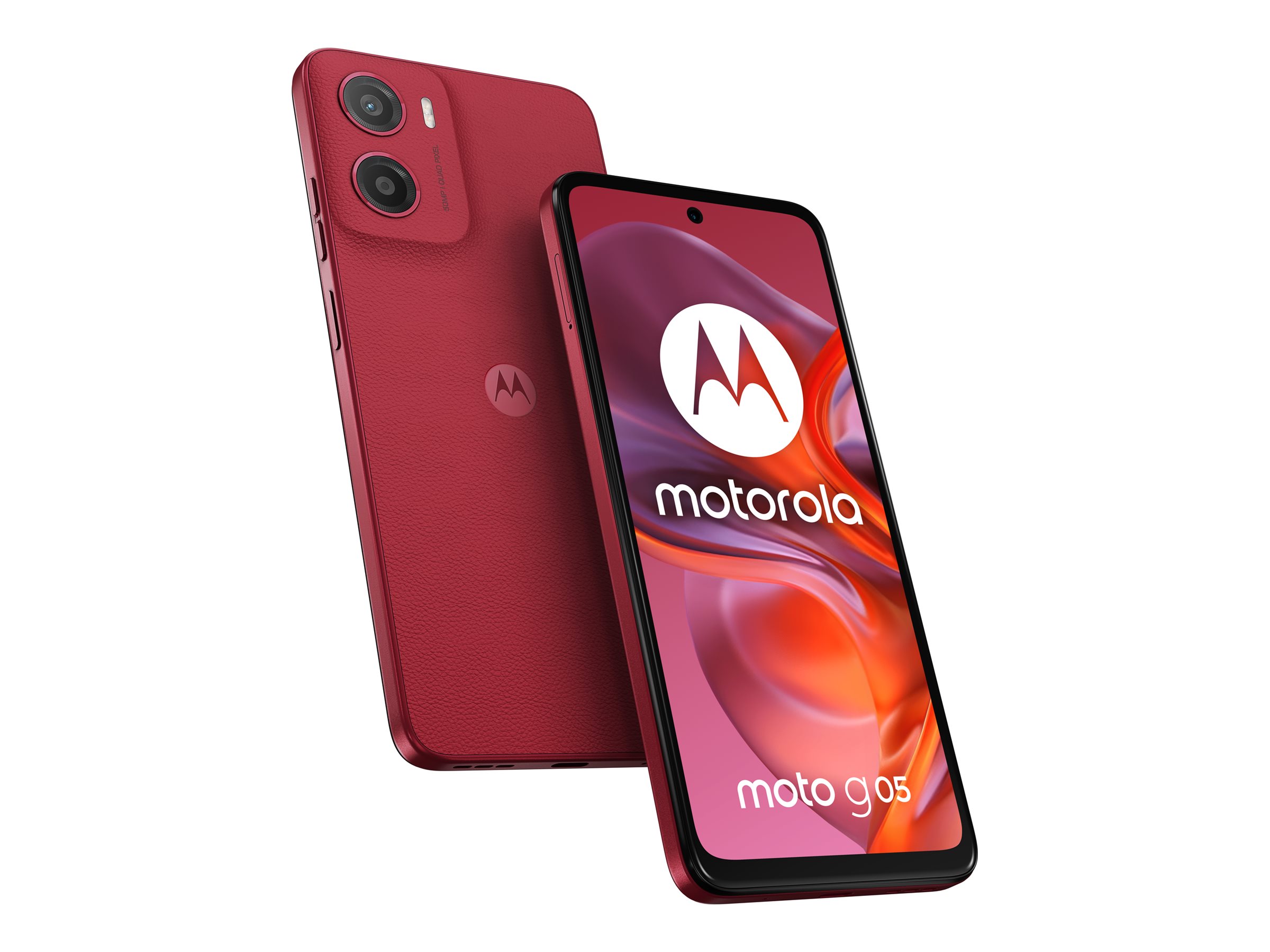 MOTOROLA moto g05 Dual-SIM-Smartphone plum red 64 GB MOTOROLA moto g05 Dual-SIM-Smartphone plum red 64 GB