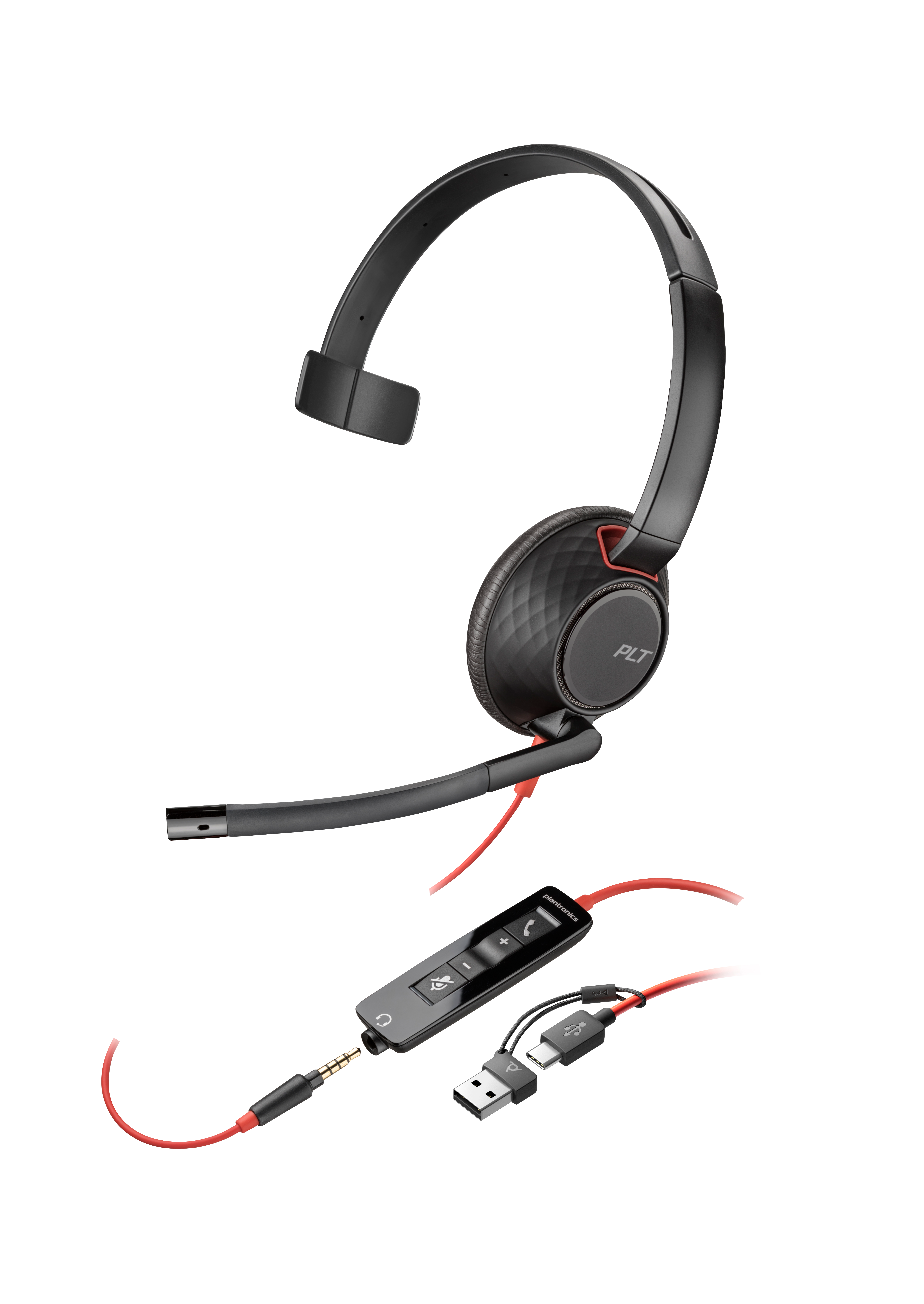 HP Poly Headset Blackwire C5210 Mono USBCA 35 mm bulk