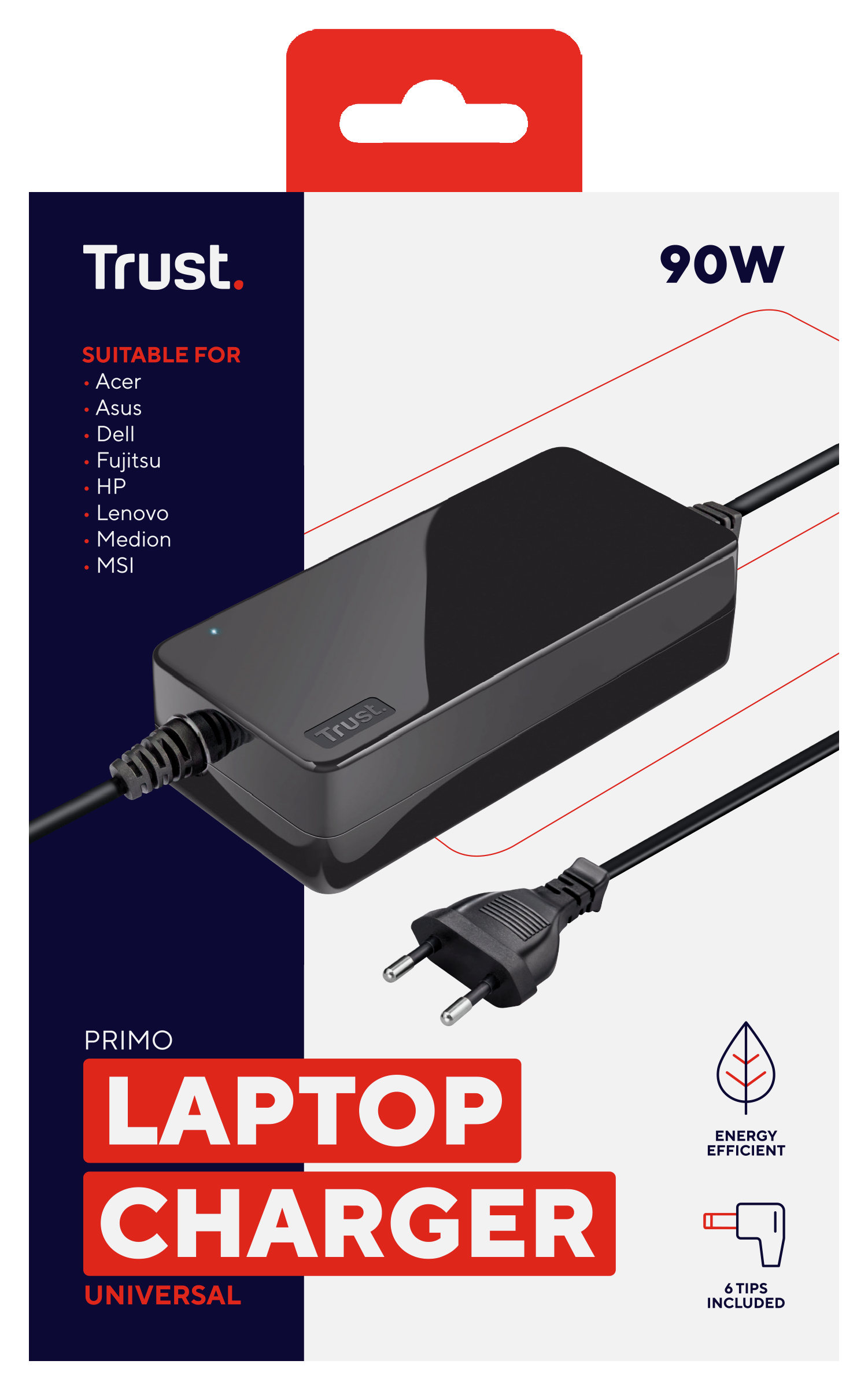 22142 TRUST Primo USB Ladegeraet 19,0 V