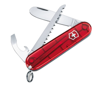 Victorinox V-0.23 73.T Kinder Taschenmesser My First Victorinox, rot transparent Victorinox V-0.23 73.T Kinder Taschenmesser My First Victorinox, rot transparent