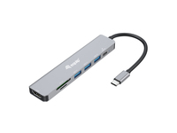Dock USB-C->HDMI,3x USB3.0, 100W PD,SD/TF schwarz