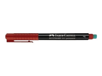 10 FABER-CASTELL MULTIMARK 1513 Folienstifte rot 0,6 mm permanent