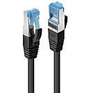 LINDY Cat.6A S/FTP PIMF LSOH, schwarz, 1,5m Patchkabel