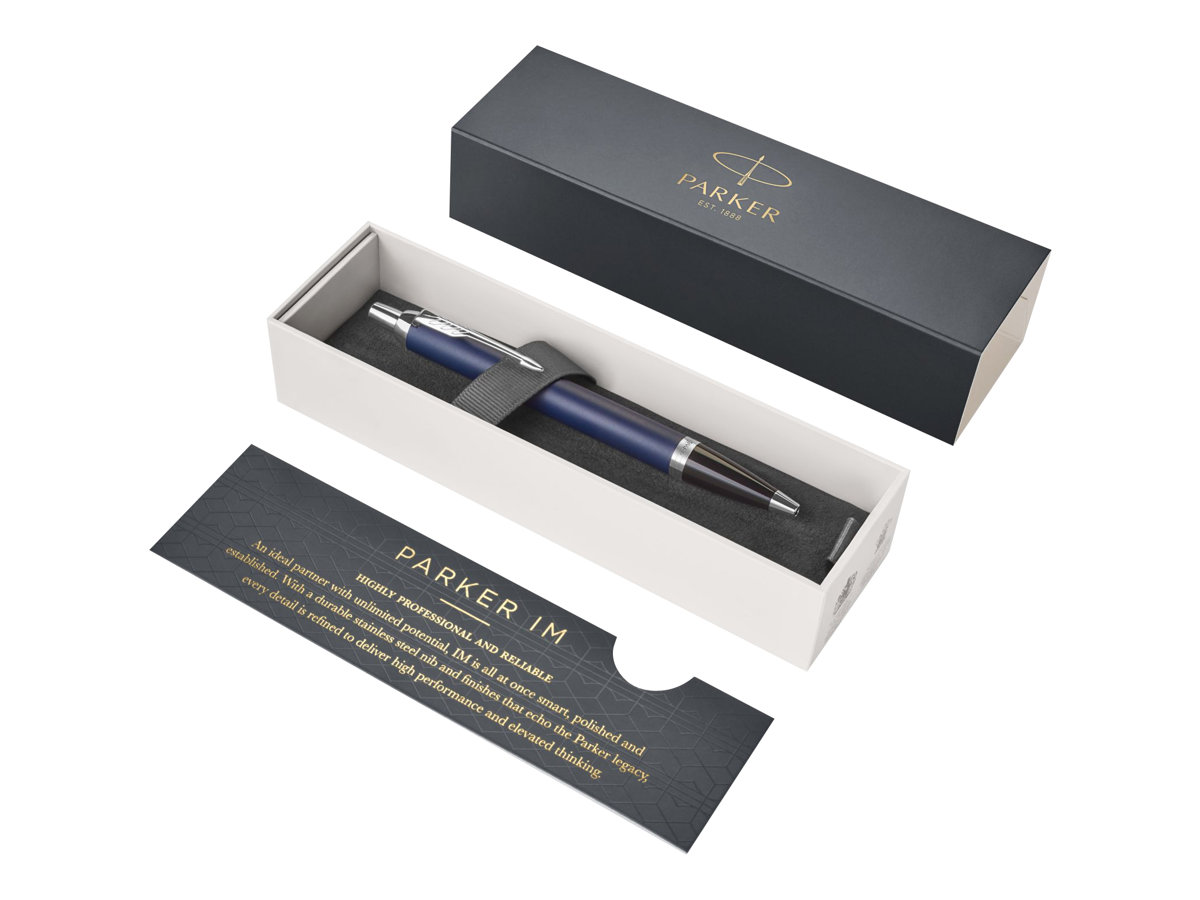PARKER Kugelschreiber IM Matte Blue dunkelblau, Schreibfarbe: blau, 1 St. PARKER Kugelschreiber IM Matte Blue dunkelblau, Schreibfarbe: blau, 1 St.