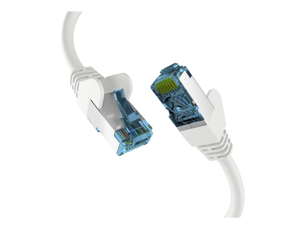 EFB Netzwerkkabel CAT6a S/FTP PIMF mit CAT7 Rohkabel 10 Gigabit Ethernet Kupfer 10m weiss EFB Netzwerkkabel CAT6a S/FTP PIMF mit CAT7 Rohkabel 10 Gigabit Ethernet Kupfer 10m weiss