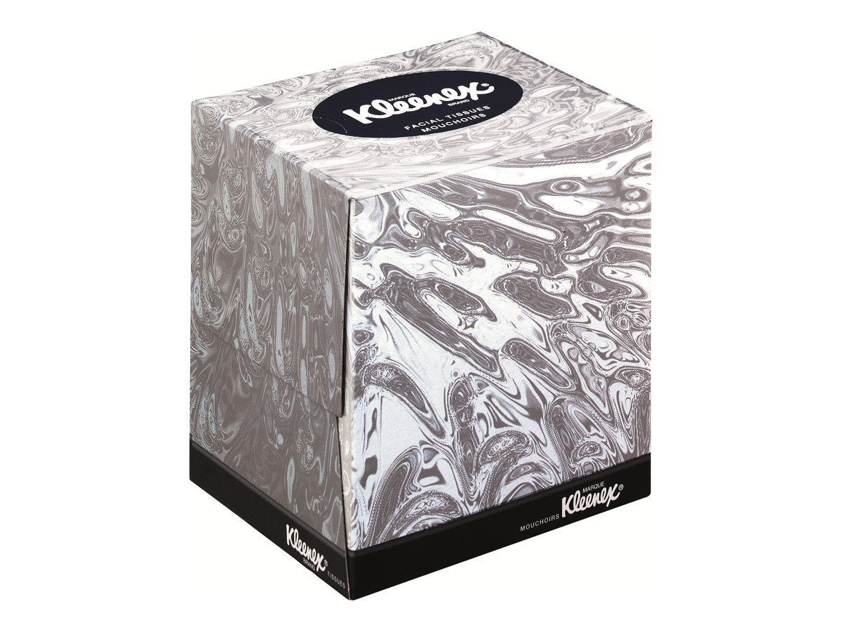 Kleenex® Kosmetiktuecherbox 2-lagig weiss, 12x 90 Tuecher