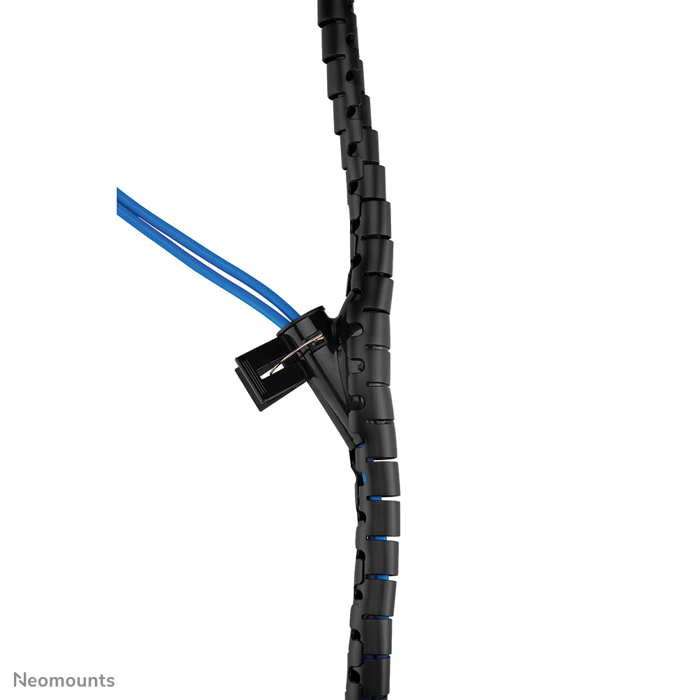 NewStar Kabelspirale 200x1,5cm 1-4 Kabel schwarz