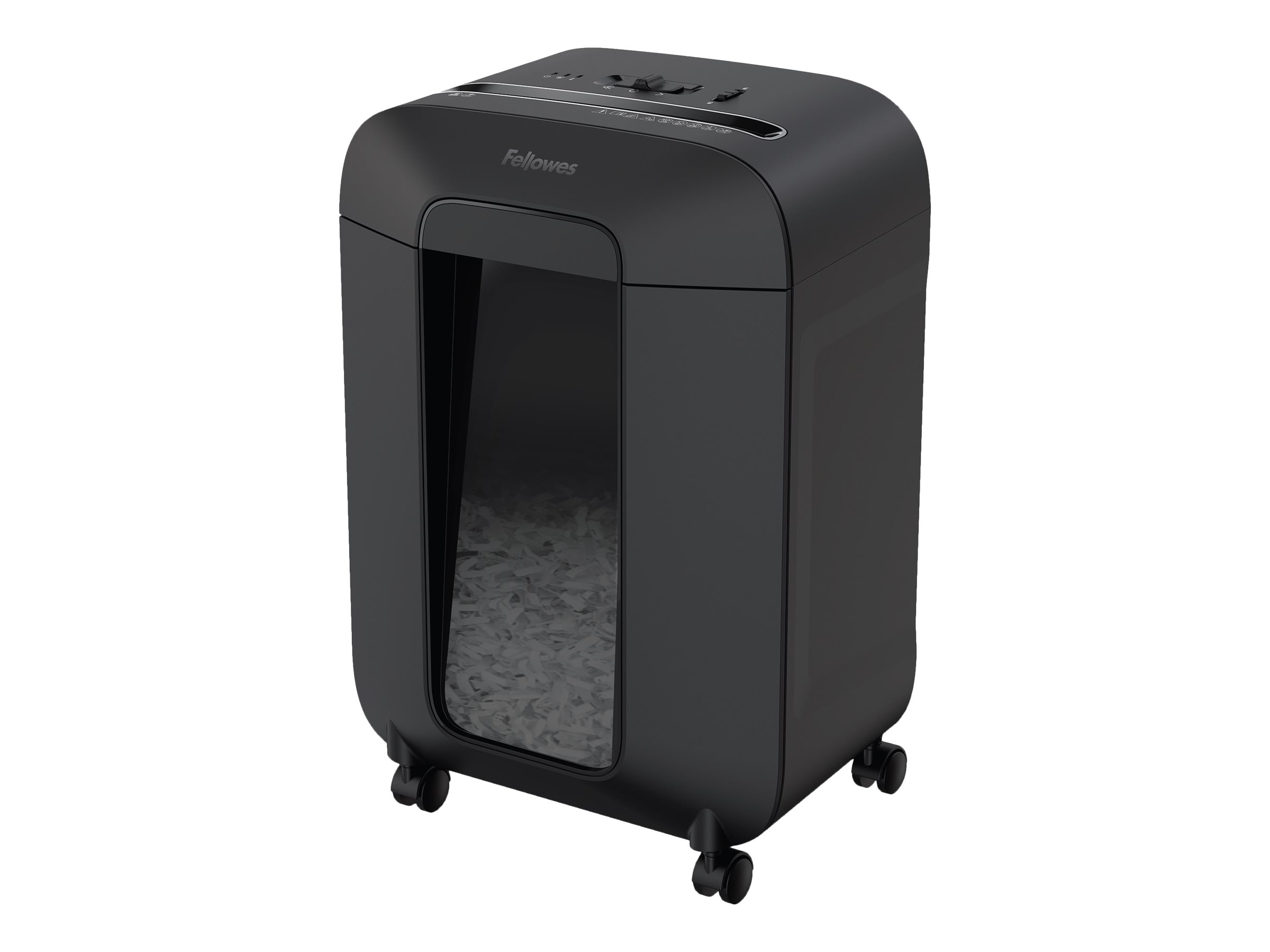Fellowes Powershred LX85 Aktenvernichter mit Partikelschnitt P-4, 4 x 40 mm, bis 12 Blatt, schwarz Fellowes Powershred LX85 Aktenvernichter mit Partikelschnitt P-4, 4 x 40 mm, bis 12 Blatt, schwarz