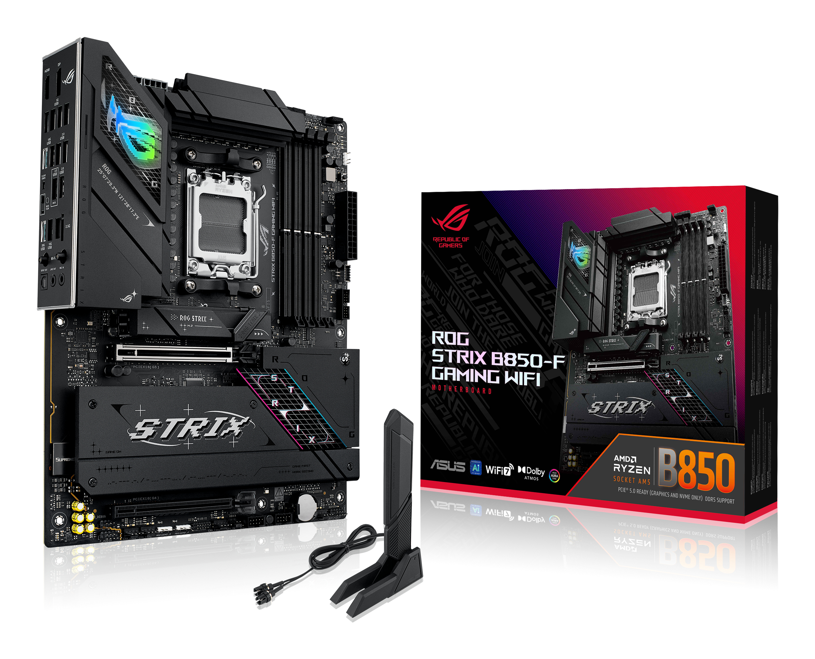 ASUS ROG STRIX B850-F GAMING WIFI ATX Socket AM5 Wi-Fi 7