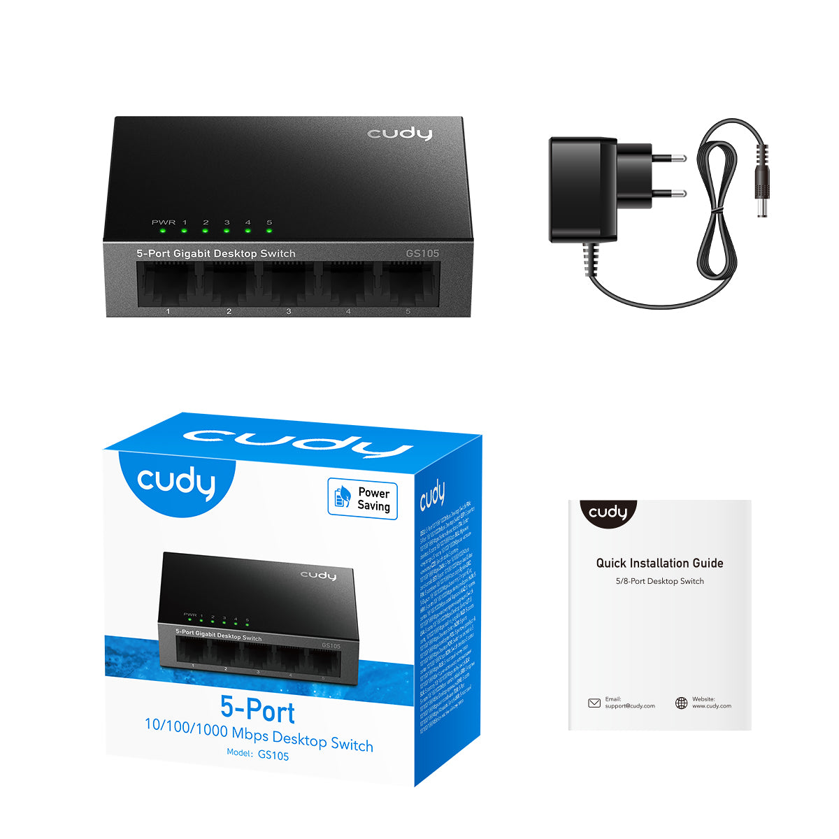 Cudy GS105 Unmanaged Switch 5-Port