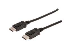 DisplayPort Kabel 10.0m Verrieg. Full HD 1080p sw. DisplayPort Kabel 10.0m Verrieg. Full HD 1080p sw.