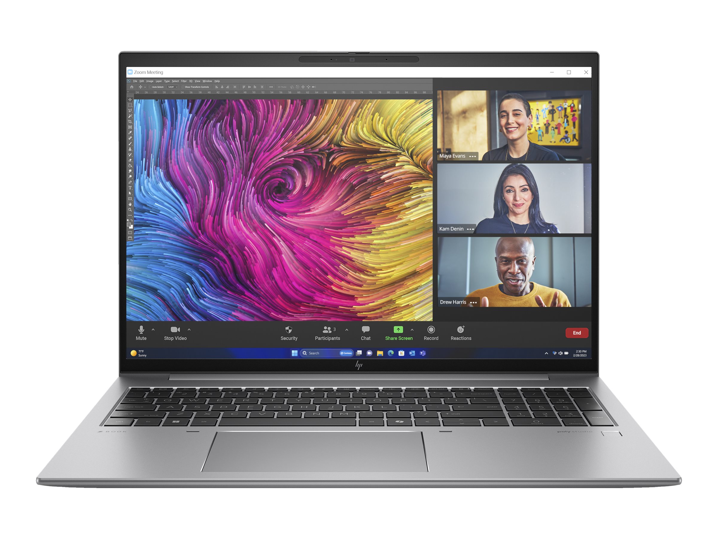 HP ZBook Firefly 16 G11 Intel Core Ultra 7 155H 40,64cm 16Zoll WUXGA 32GB 1TB/SSD NVIDIA A500 4GB W11P SmartBuy 3J War (DE)