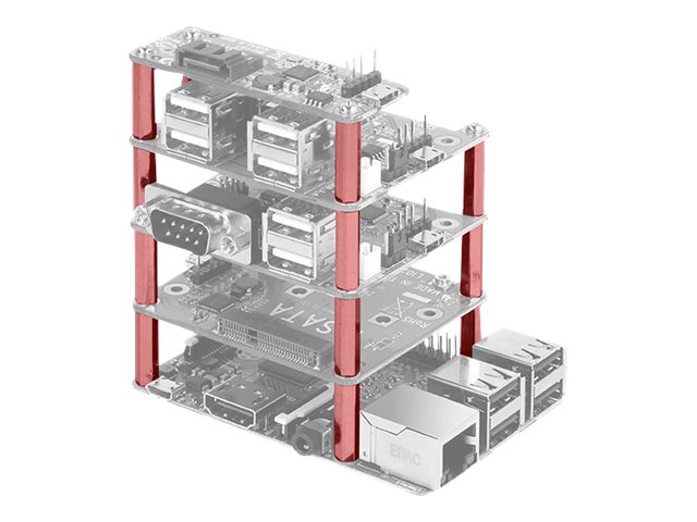 Befestigungsset M25 Abstandhalter 6Kant InnenInnen 10 mm fuer Raspberry Pi