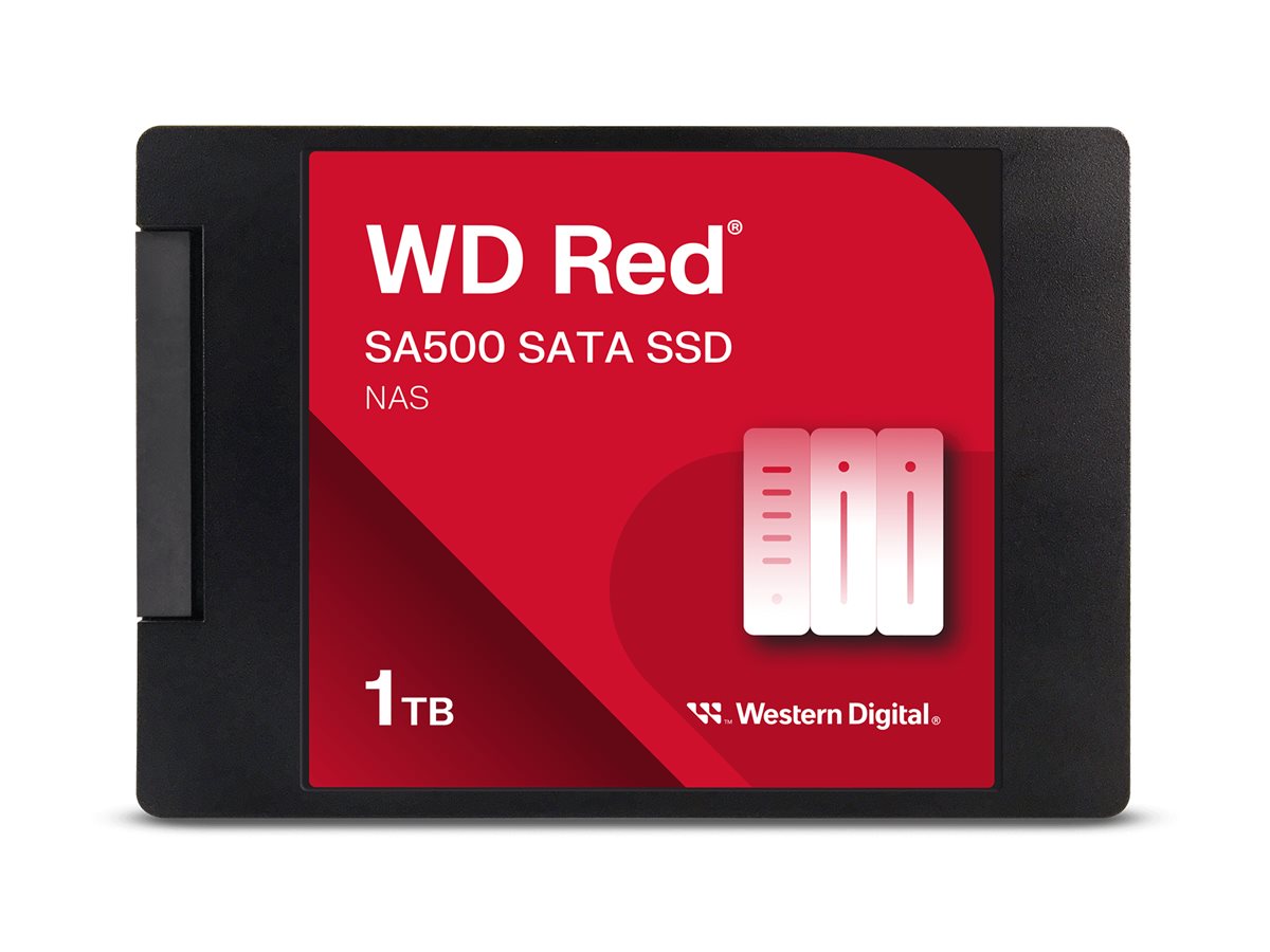 WD Red SSD SA500 NAS 1TB 6,35cm 2,5Zoll SATA III 6 Gbs internal singlepacked POWERED BY SANDISK
