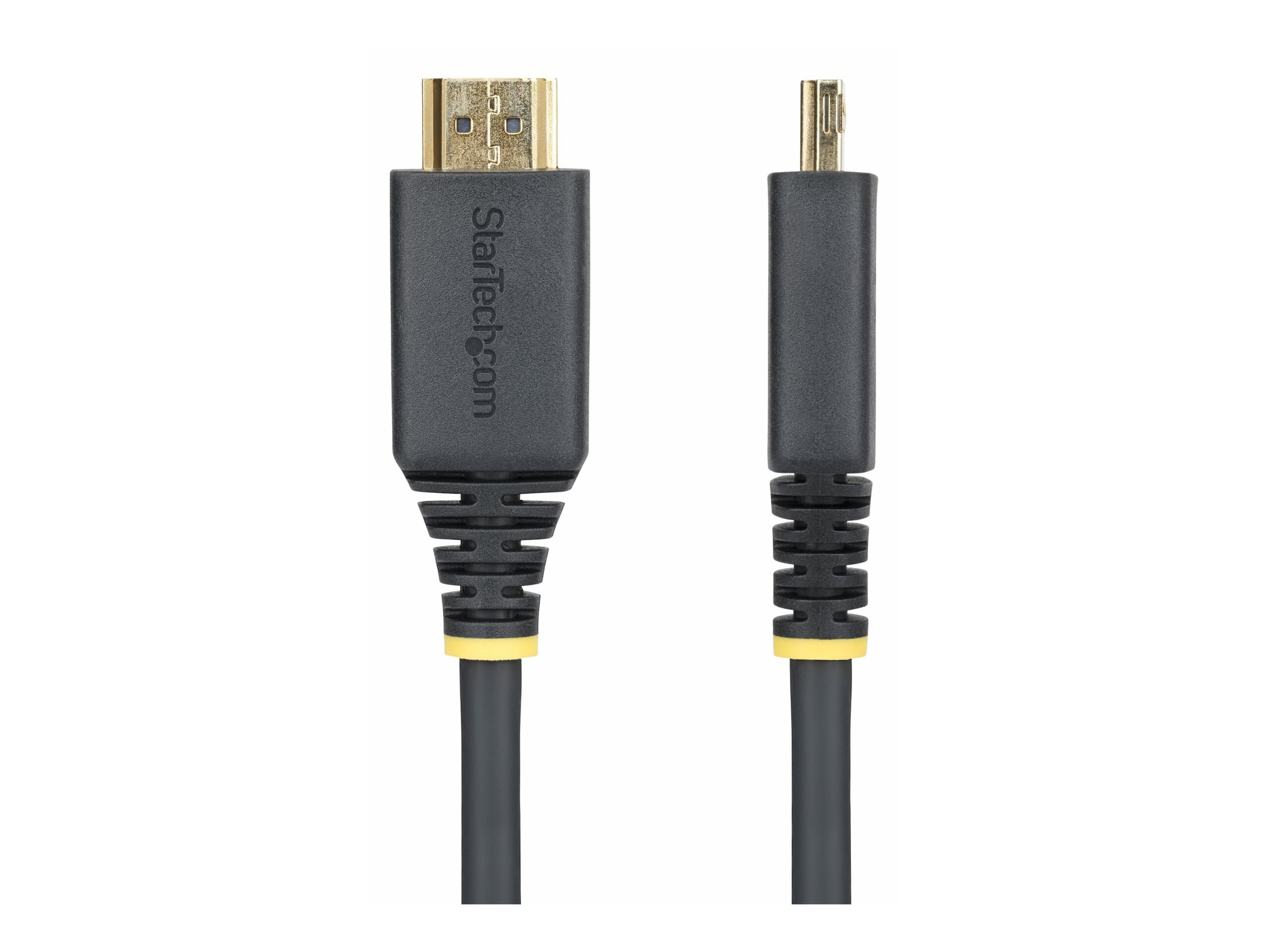 STARTECHCOM 1m High Speed HDMI Kabel mit Griffsteckern 4K 60Hz und 1440p 144Hz 18Gbps UHD HDMI ArceArc Kabel mit TPEMantel