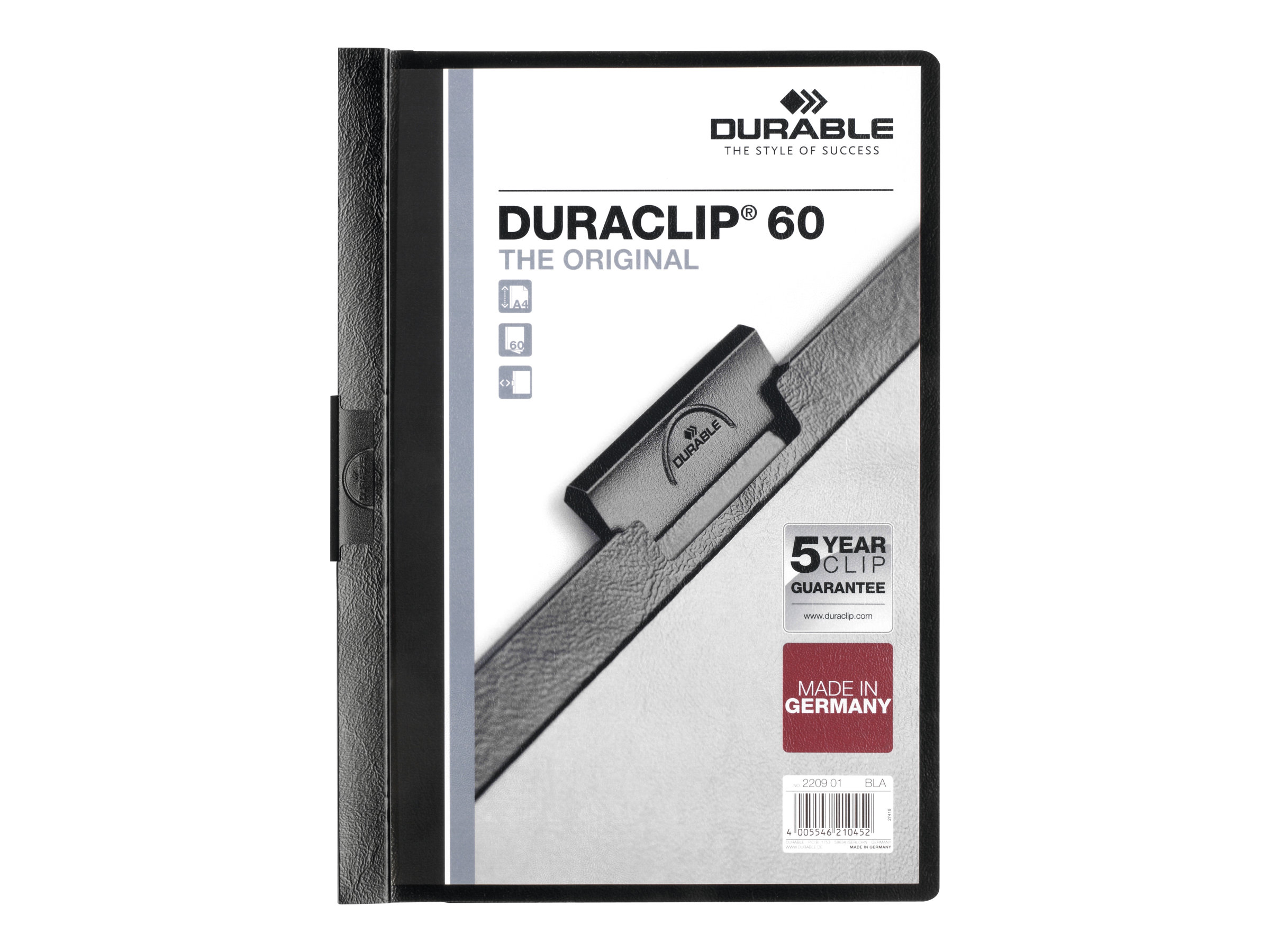 25 DURABLE Klemmhefter DURACLIP schwarz 25 DURABLE Klemmhefter DURACLIP schwarz