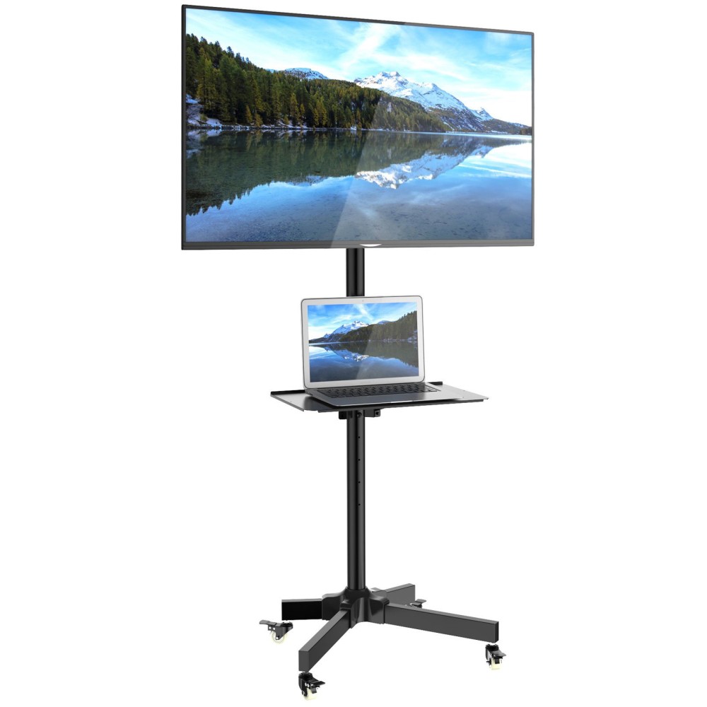 TECHLY TV Wagen fuer Displays Bildschirme LCD LED 59140cm 2355Zoll fuer Ihre Ausstattung bis 25KG VESA max 400X400