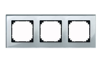Merten Echtglasrahmen M-PLAN 489360 3f. Diamantsilber Merten Echtglasrahmen M-PLAN 489360 3f. Diamantsilber