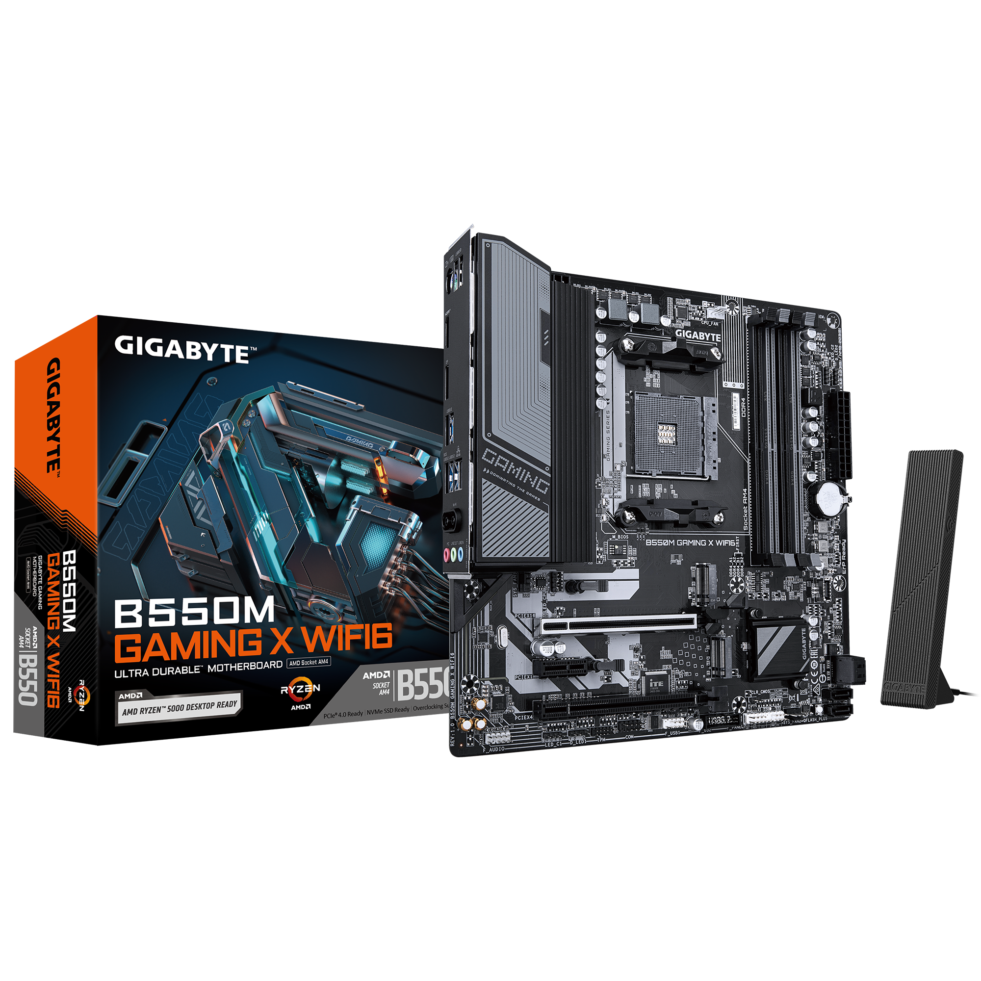 GIGABYTE B550M GAMING X WIFI6 AM4 4xDDR4 2xM2 4xSATA