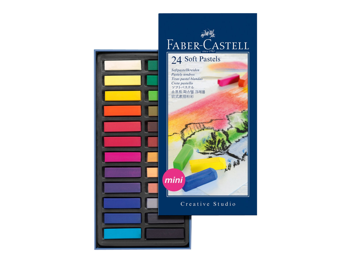 FABER-CASTELL STUDIO QUALITY mini Pastellkreide farbsortiert 24 St. FABER-CASTELL STUDIO QUALITY mini Pastellkreide farbsortiert 24 St.