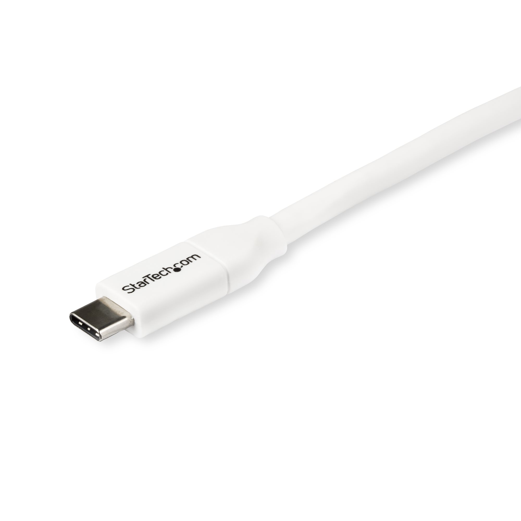 STARTECHCOM USBC auf USBC Kabel mit 5A Power Delivery StSt Weiss 2m USB 20 USBIF zertifiziert USB Typ C Kabel