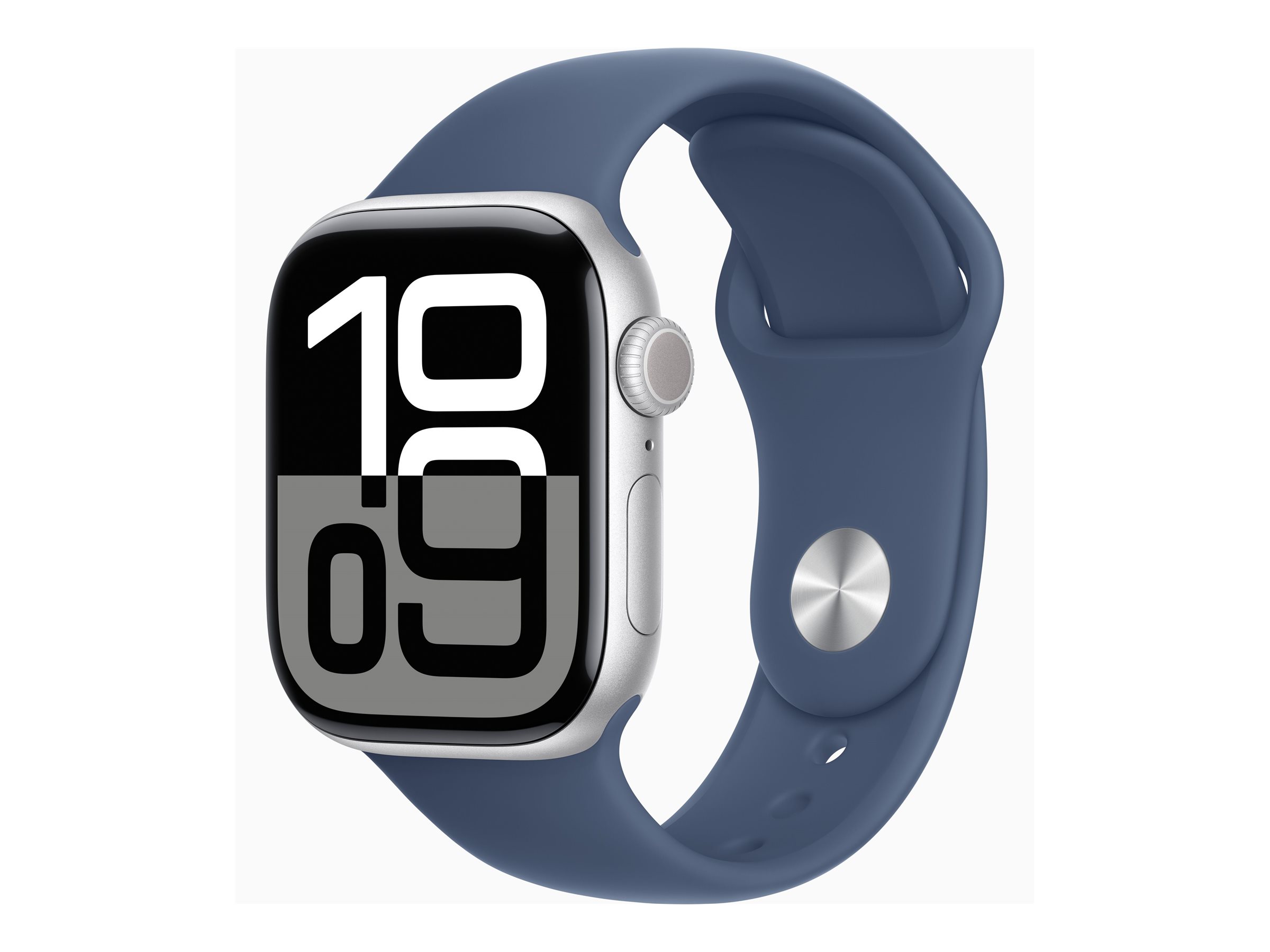 Apple Watch S10 Aluminium 42mm Silber (Sportarmband denim) S/M Apple Watch S10 Aluminium 42mm Silber (Sportarmband denim) S/M