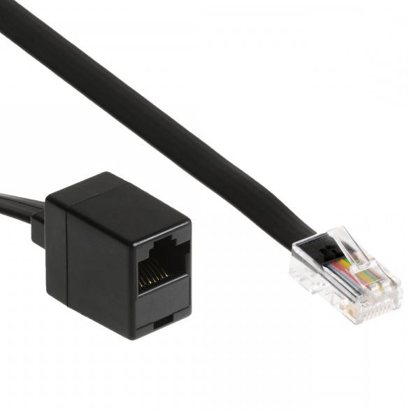 helos Verlaengerungskabel RJ45, 8P8C, 8-adrig, ISDN, 6 m