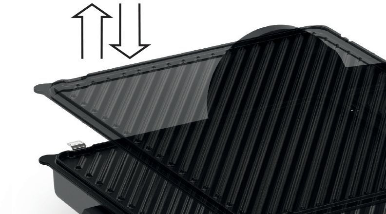 Bosch Kontaktgrill TCG4215 rauchsilberanthrazit