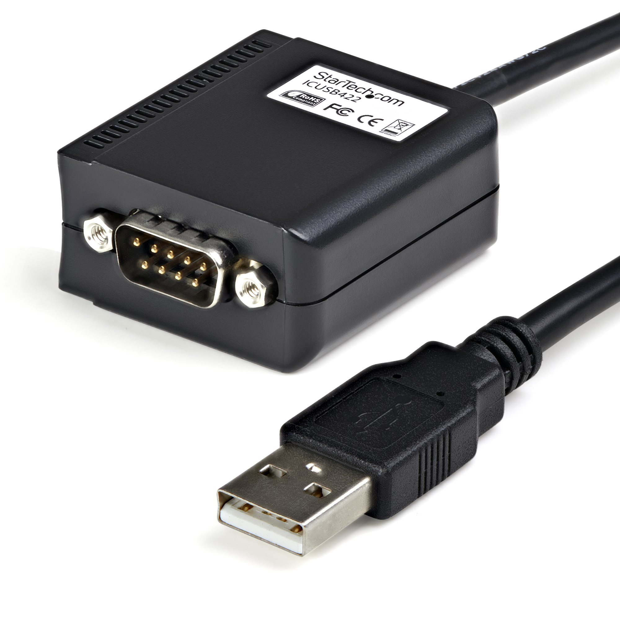 STARTECHCOM USB 20 auf Seriell Adapter Kabel COM USB zu RS422 485 Schnittstellen Konverter Stecker Stecker 1,80m