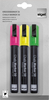 SIGEL Kreidemarker farbsortiert 1,0 - 5,0 mm, 3 St. SIGEL Kreidemarker farbsortiert 1,0 - 5,0 mm, 3 St.