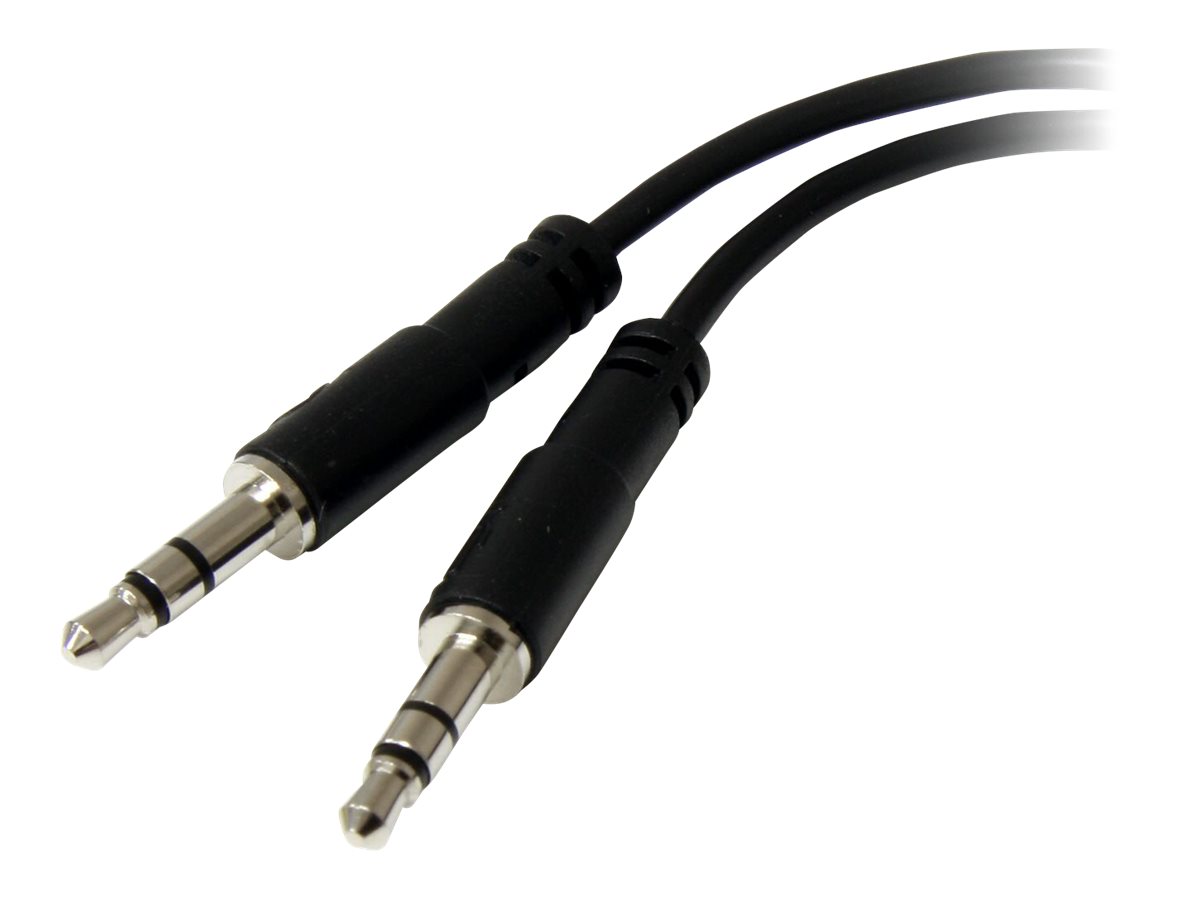 StarTech.com 3,5mm Audio Klinke Y Kabel - Headset Splitter - Adapter - 1 x 3,5mm 4 Position Buchse 2 x 3,5mm 3 Position Stecker - Schwarz - Headset-Splitter